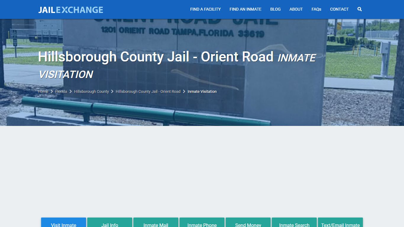 Hillsborough County Jail - Orient Road Inmate Visitation